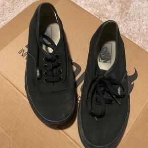 All black vans